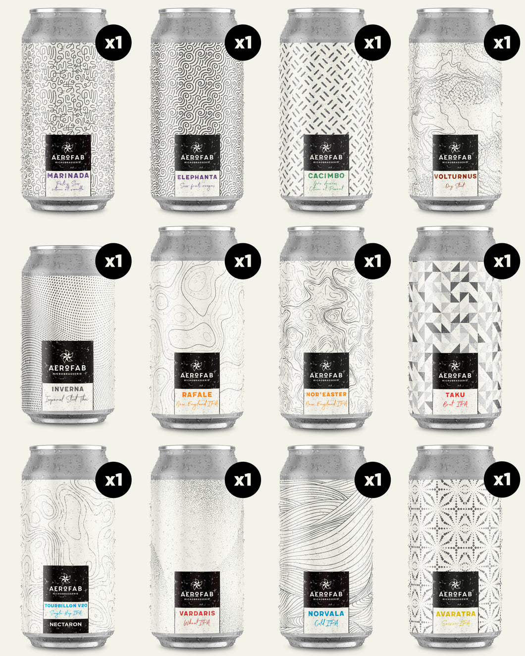 La Découverte - 12 bières (11 x 44 cl & 1 x 33 cl)