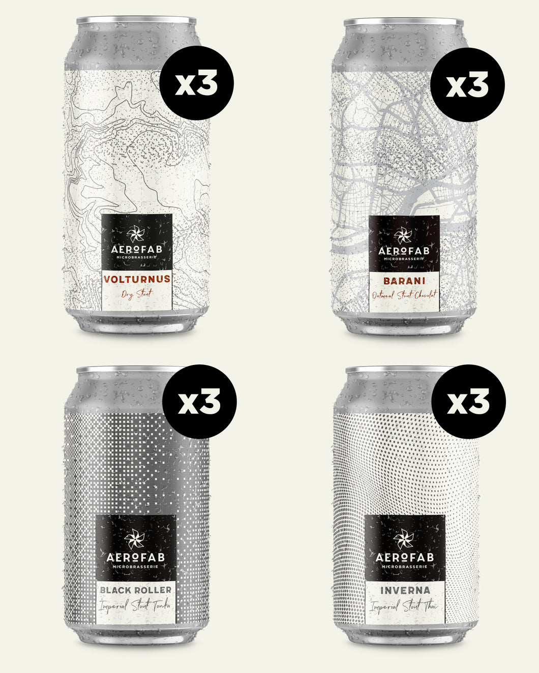 Les Stouts - 12 bières (6 x 44 cl & 6 x 33 cl)